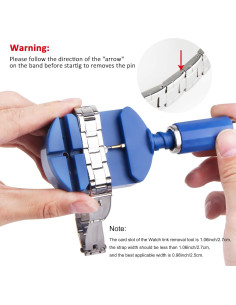 Kit de Herramientas para Remover Eslabones de Correa de Reloj Lenpestia 2