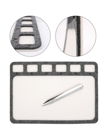 Set de Alfombrillas para Joyas TUNQISM con Cucharón de Acero