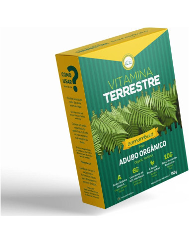 Fertilizante Orgánico Vitamina Terrestre 150g - Acelera Frutas