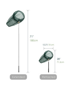 Red de Mariposas Kingrol Telescópica 30.48 cm Diámetro 2