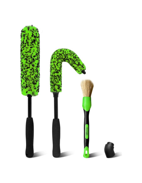 Kit de Cepillos Limpiadores de Ruedas YeewayVeh - 3 Paquetes