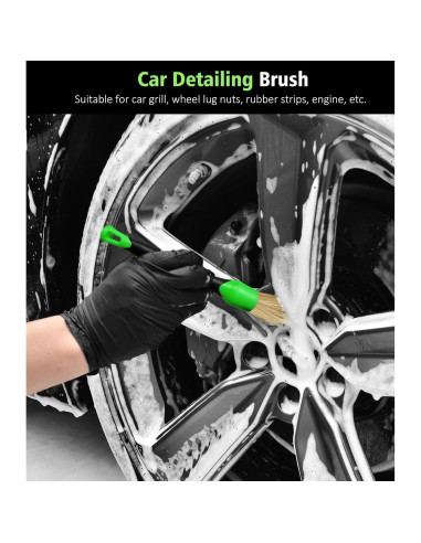 Kit de Cepillos Limpiadores de Ruedas YeewayVeh - 3 Paquetes