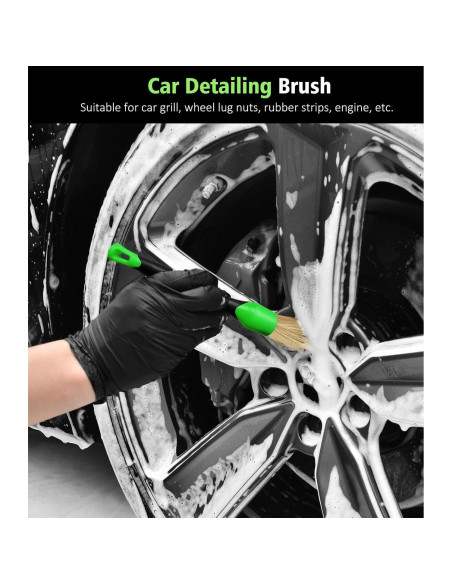 Kit de Cepillos Limpiadores de Ruedas YeewayVeh - 3 Paquetes