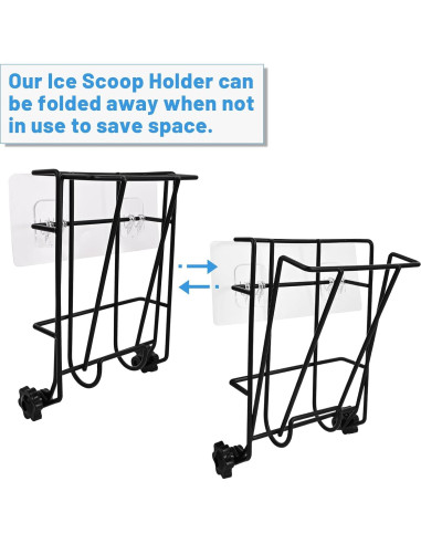 Soporte para Cuchara de Hielo TuoCheng Plegable 2PCS 17.78x11.43cm