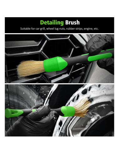 Kit de Cepillos Limpiadores de Ruedas YeewayVeh - 3 Paquetes