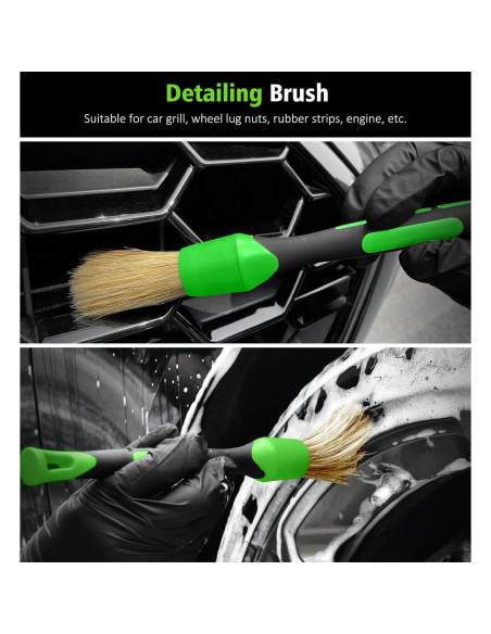 Kit de Cepillos Limpiadores de Ruedas YeewayVeh - 3 Paquetes