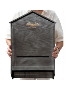 Casa para Murciélagos de Madera 3 Cámaras Ciiktopia 68.58 cm 2