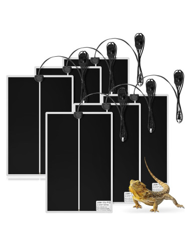 Almohadilla Térmica para Reptiles ROCEEI 20W 28x42 cm 6 Pcs