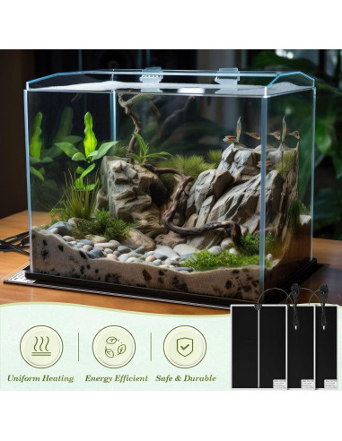 Almohadilla Térmica para Reptiles ROCEEI 20W 28x42 cm 6 Pcs