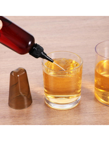 36 Cubiertas de Botellas de Licor PVC Molain - Tapas Translucidas