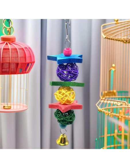 Perchas de Cuerda para Aves XINGLE 97.2 cm Ajustables