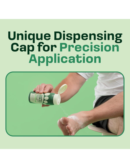 Polvo para pies Happy Soles Menta de Eucalipto 113g