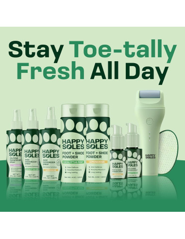 Polvo para pies Happy Soles Menta de Eucalipto 113g