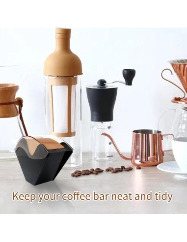 Soporte para Filtros de Café PADELE Negro 24.1x14 cm