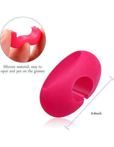 48 Marcadores de Silicona para Copas de Vino Zonon - Colores Variados