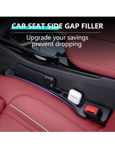 Organizador Relleno Espacio entre Asientos ROCKHUGO - Negro 2