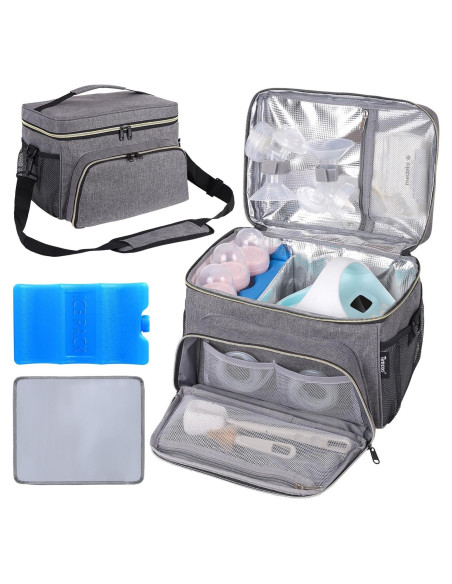 Bolsa Extractor de Leche Timoxi Gris para Spectra S1/S2