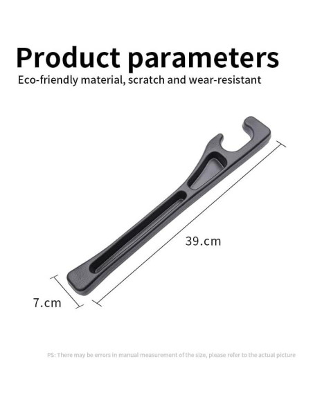 Organizador Relleno Espacio entre Asientos ROCKHUGO - Negro