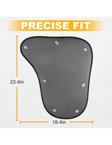 Cortina de Sombra JDMON para Ventanas de Camiones 59.4x49.3 cm