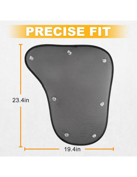 Cortina de Sombra JDMON para Ventanas de Camiones 59.4x49.3 cm