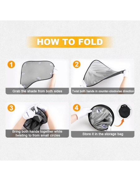 Cortina de Sombra JDMON para Ventanas de Camiones 59.4x49.3 cm