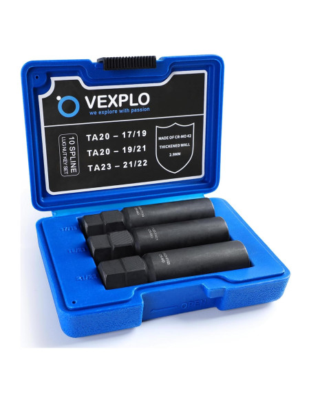 Juego de Llave de Tuerca 10 Puntas VEXPLO - 3 Piezas 0.61 kg Juego de Llave de Tuerca 10 Puntas VEXPLO - 3 Piezas 0.61 kg