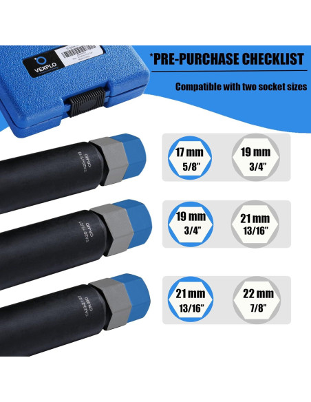 Juego de Llave de Tuerca 10 Puntas VEXPLO - 3 Piezas 0.61 kg Juego de Llave de Tuerca 10 Puntas VEXPLO - 3 Piezas 0.61 kg