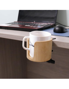 Soporte para Taza Antideslizante Tirifer - Bambú Natural 2