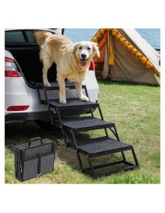 Escalones Plegables Veehoo para Perros Grandes 4 Escalones 90 kg