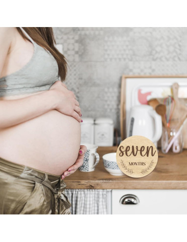11 Hitos Mensuales para Bebés de Madera Glodecart - Props Fotográficos