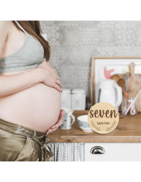 11 Hitos Mensuales para Bebés de Madera Glodecart - Props Fotográficos