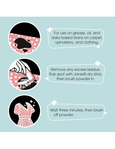 Quitamanchas Instantáneo Janie 11.34 g - Stick Portátil Ecológico