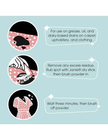 Quitamanchas Instantáneo Janie 11.34 g - Stick Portátil Ecológico