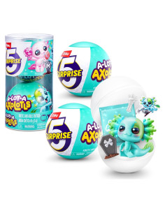 5 Sorpresa Axolotls ZURU, 15 Personajes Coleccionables