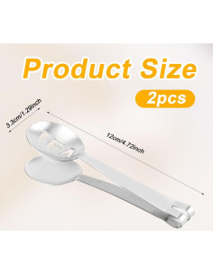 Exprimidor de bolsas de té 2 piezas XIHIRCD acero inoxidable 2