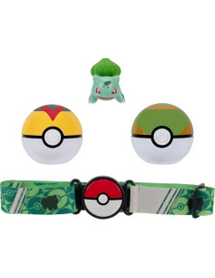 Conjunto Cinturón Clip 'N' Go Pokémon Bulbasaur con Poké Balls 2