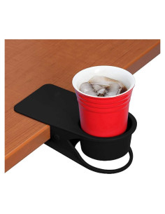 Soporte para Taza de Bebida Twinsisi - Clip Negro para Mesa