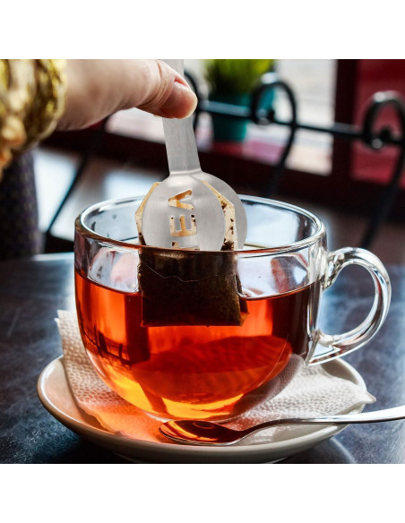 Exprimidor de bolsas de té 2 piezas XIHIRCD acero inoxidable