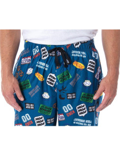 Pantalones de Pijama para Hombre Intimo Seinfeld Azul Grande 2