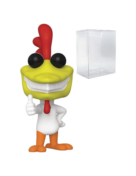 Figura Pop! de Vinilo Cow & Chicken - Chicken Funko 9.53 cm