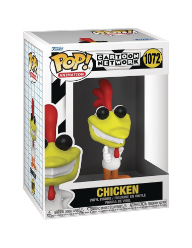 Figura Pop! de Vinilo Cow & Chicken - Chicken Funko 9.53 cm