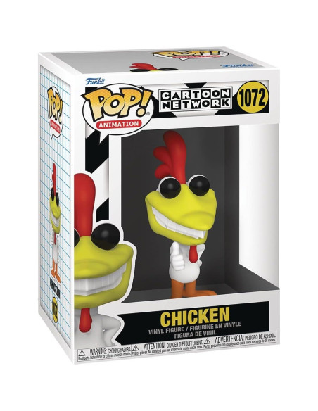 Figura Pop! de Vinilo Cow & Chicken - Chicken Funko 9.53 cm