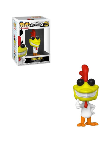 Figura Pop! de Vinilo Cow & Chicken - Chicken Funko 9.53 cm
