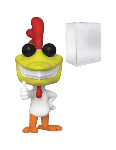 Figura Pop! de Vinilo Cow & Chicken - Chicken Funko 9.53 cm