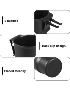 Soporte de Taza para Coche MiOYOOW - Antideslizante, 12 cm 2