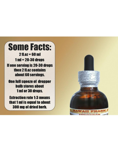 Extracto Líquido de Goldenrod Orgánico HawaiiPharm 60 ml Sin Alcohol