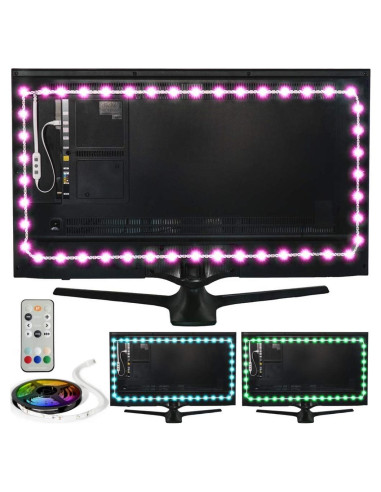 Luces de tira LED Power Practical 99 cm con control remoto