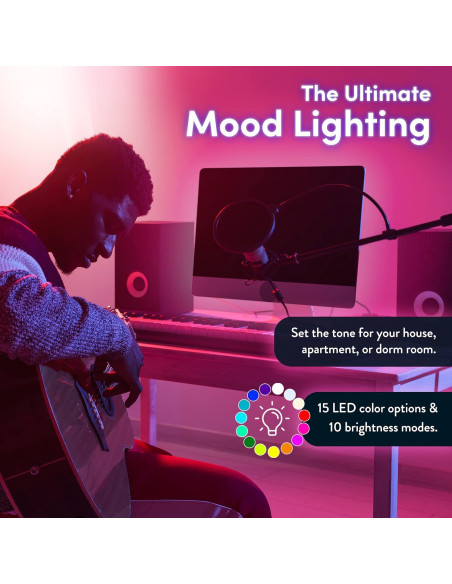 Luces de tira LED Power Practical 99 cm con control remoto Luces de tira LED Power Practical 99 cm con control remoto