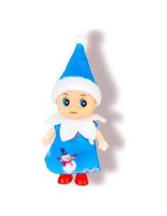 Muñeca Elfo Bebé Pequeño ZTI 10 cm Vestido Azul