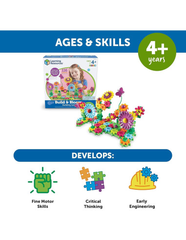 Set de Construcción y Floración Recursos de Aprendizaje 117 Piezas